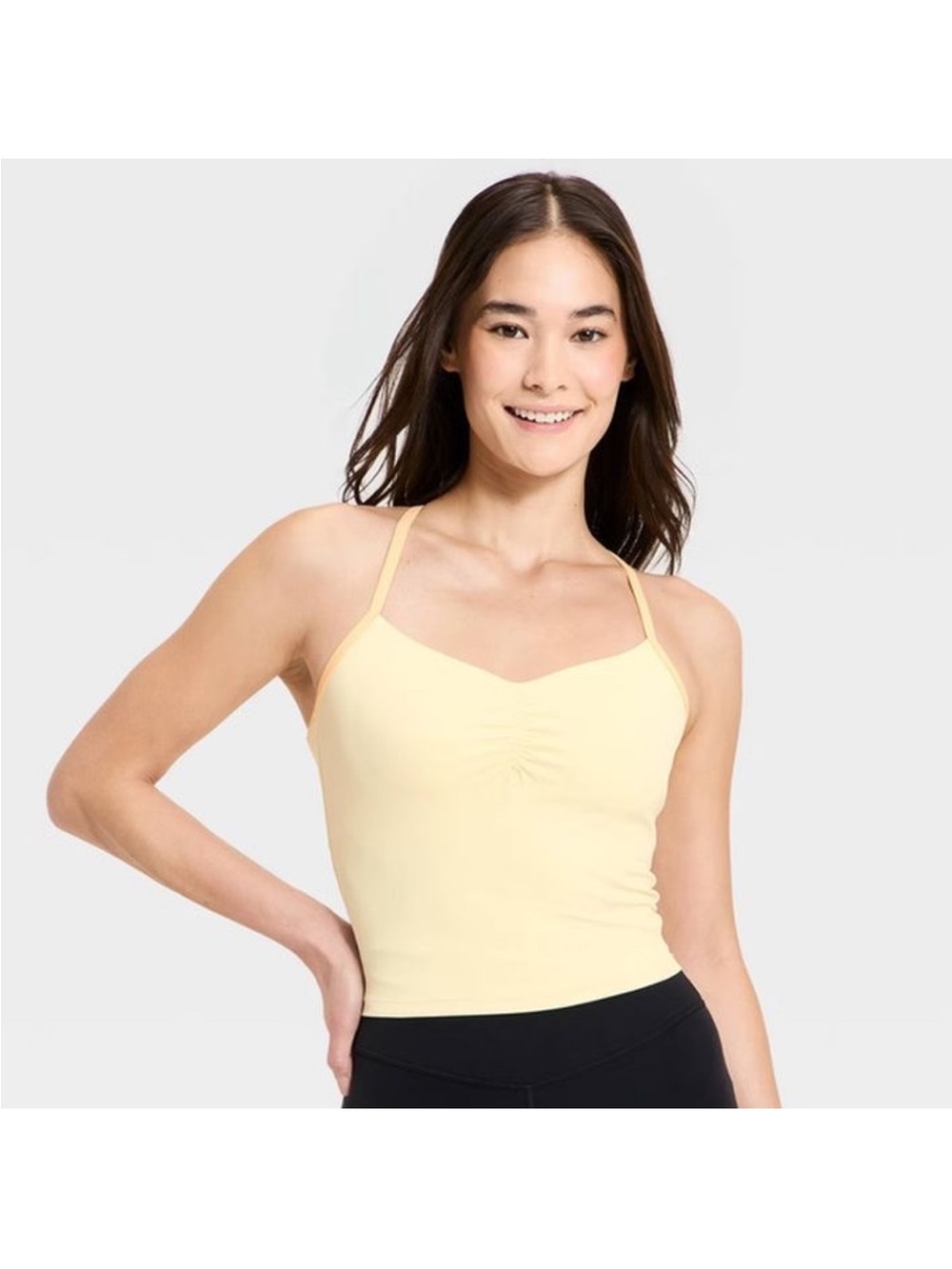 Women’s Everyday Soft Cinch Support Tank All in motion Yellow